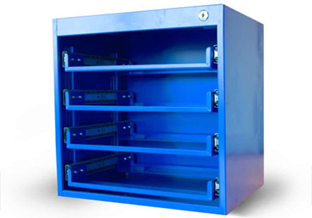 Systec Ladesysteem Voor 4 Stalen Koffers 400X400X300 - 8960.60.90100