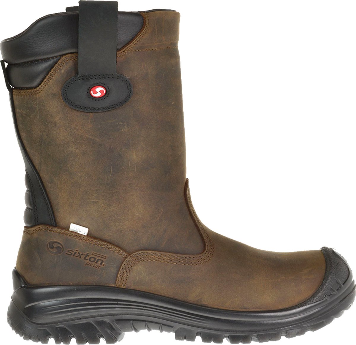 Sixton Peak 81411-07 Ranch Laars Hdry Hoog S3 + KN Gevoerd | Bruin/Zwart | Maat 43 - 00.091.126.43