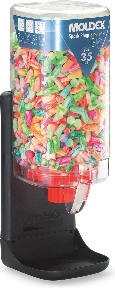 Moldex Oordopjesdispenser | Spark Plugs® MoldexStation | SNR 35dB | 500 paar - 785001 - 785001