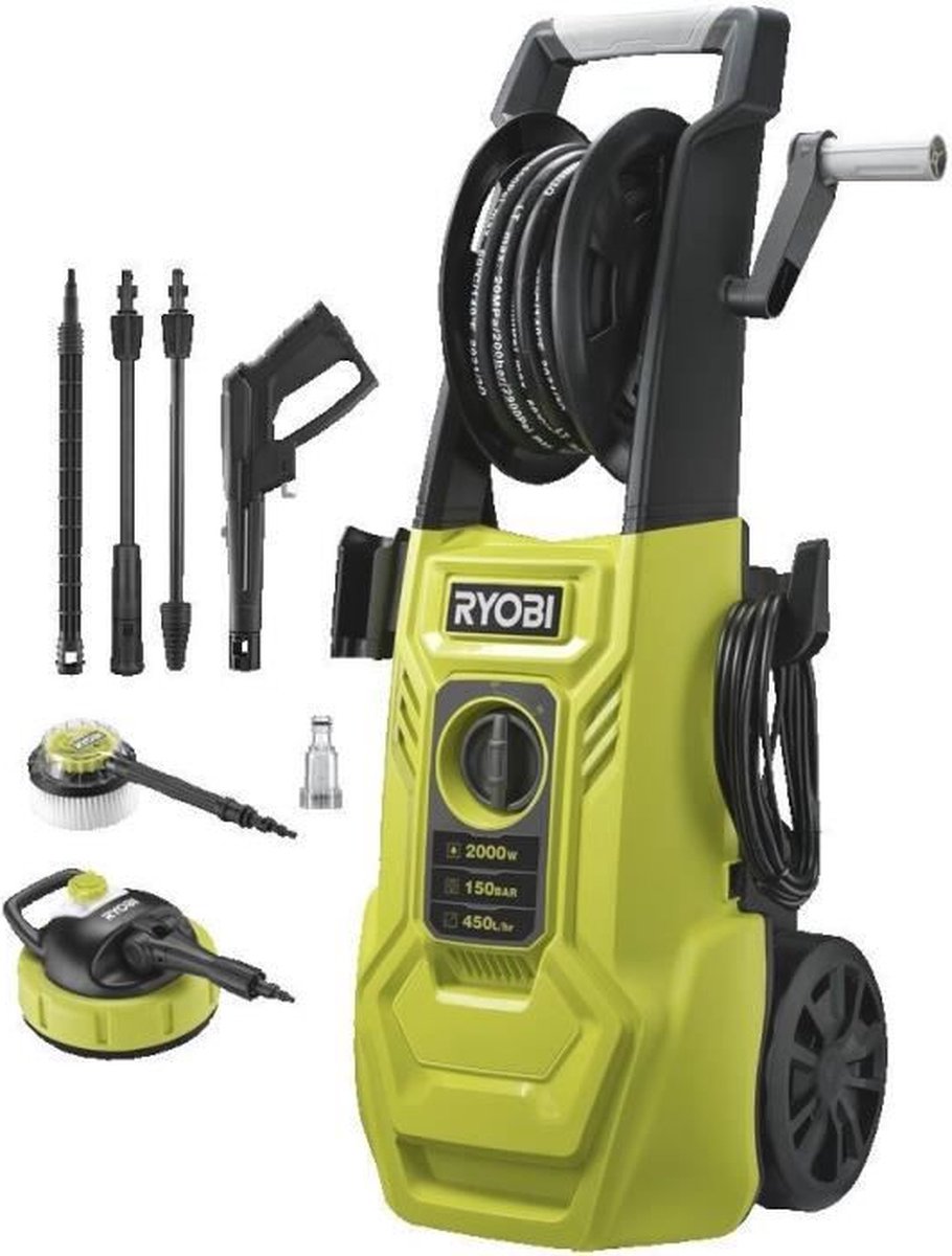 Ryobi 2000W | 150Bar | Hogedrukreiniger | 5133005371 5133005371