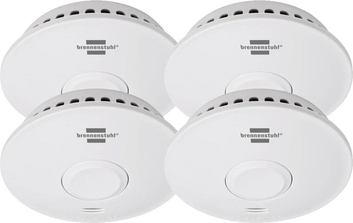 Brennenstuhl RM L 3101 Rookmelder werkt op batterijen (Ø x h) 115 mm x 40 mm