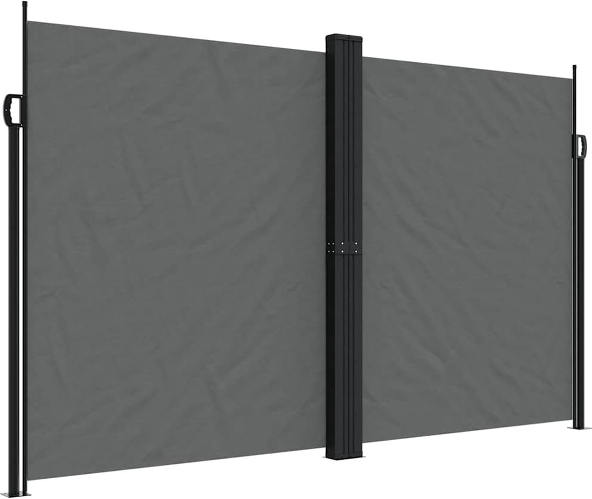 vidaXL - Windscherm - uittrekbaar - 200x1000 - cm - antracietkleurig