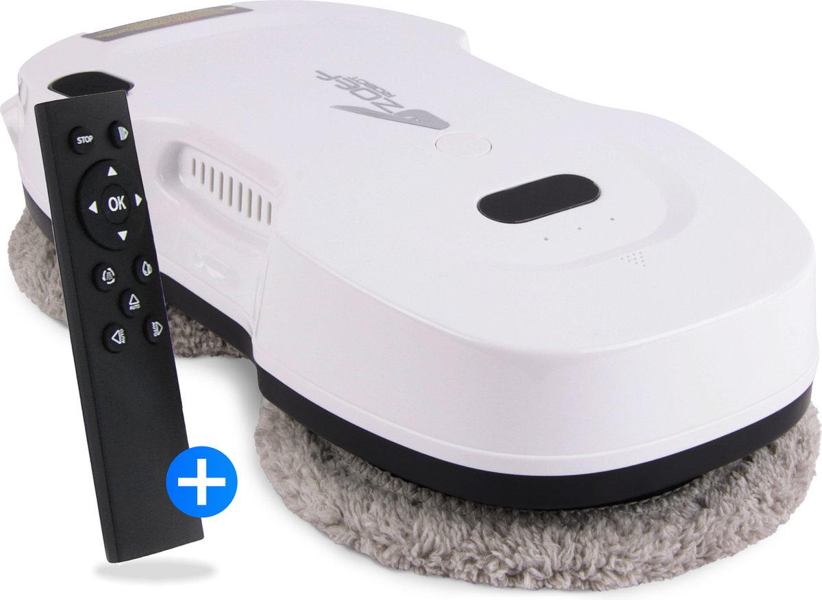 Zoef Robot Raamwasser Evert met waterspray - Robot Ruitenreiniger - Raamwisser - Robot Ramenwasser - Ramen wasser - Ramen Reiniger,,