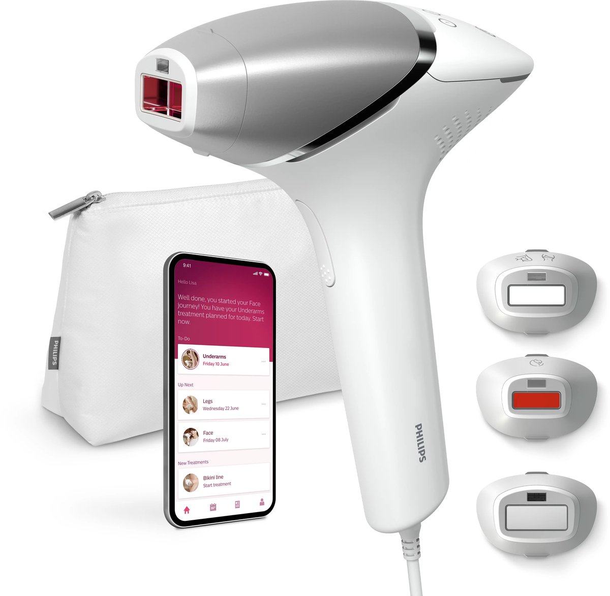 Philips Lumea IPL 8000 Series BRI946/00 IPL-ontharingsapparaat met SenseIQ
