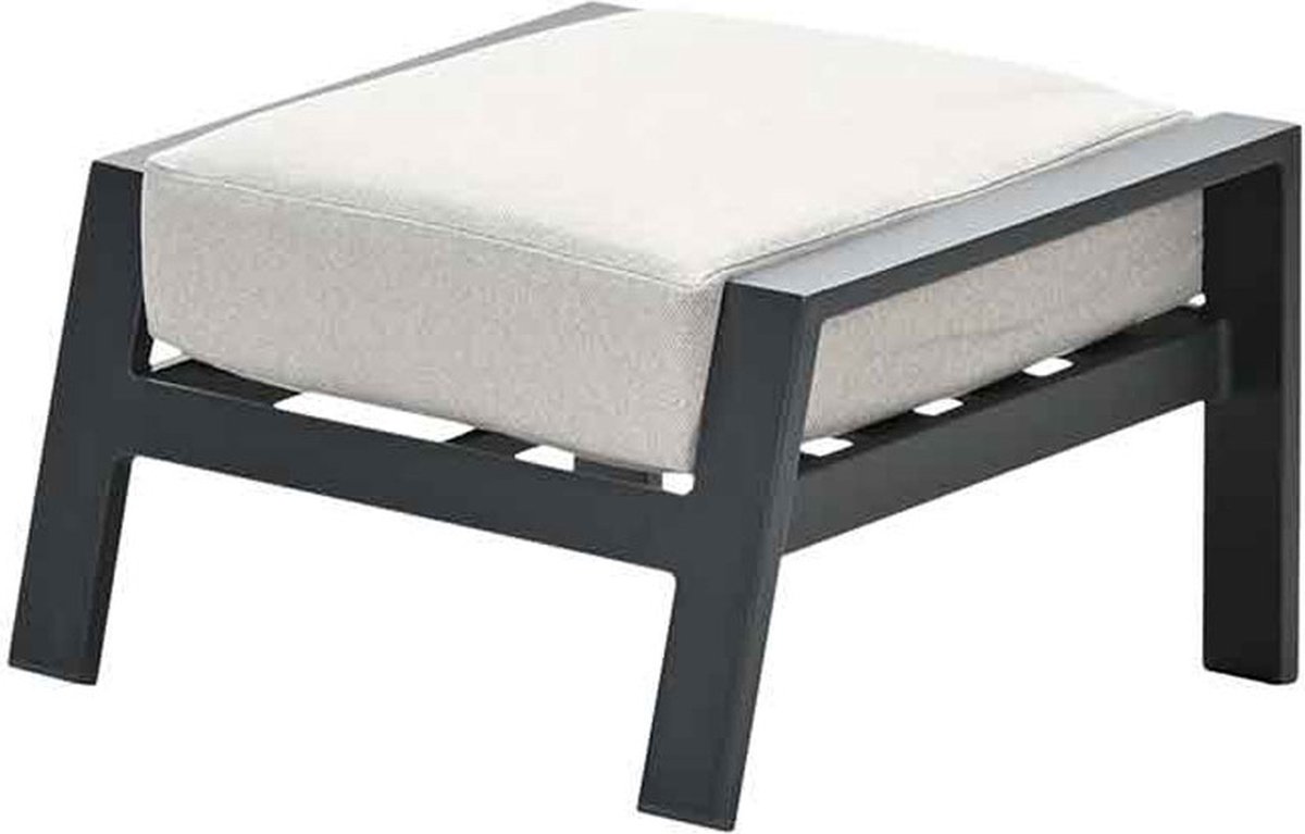 Lincoln Voetenbank Carbon Black - Garden impressions