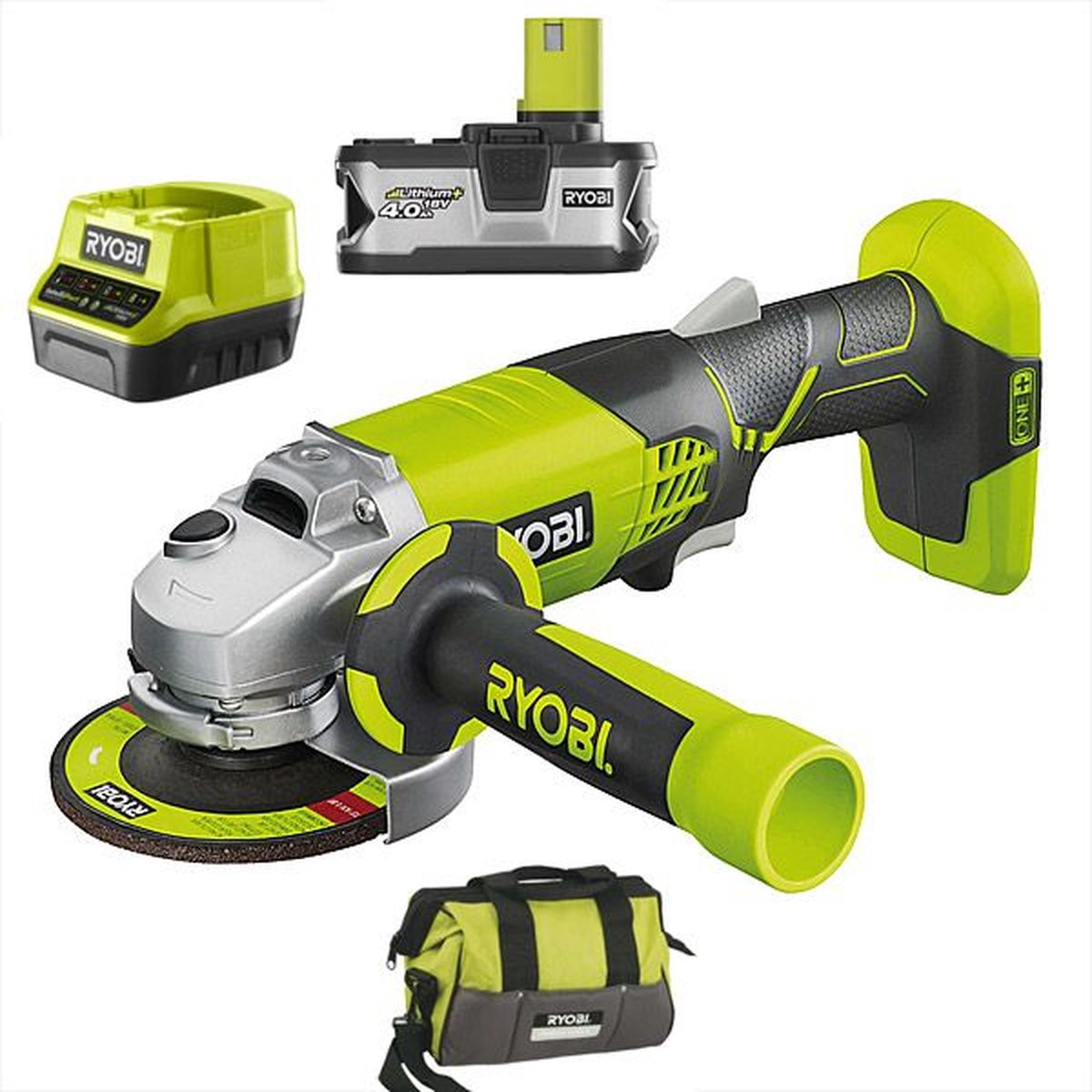 Brushless Accu Klopboormachine (incl. 4.0Ah en 2.0Ah accu's) ONE 18V - Ryobi