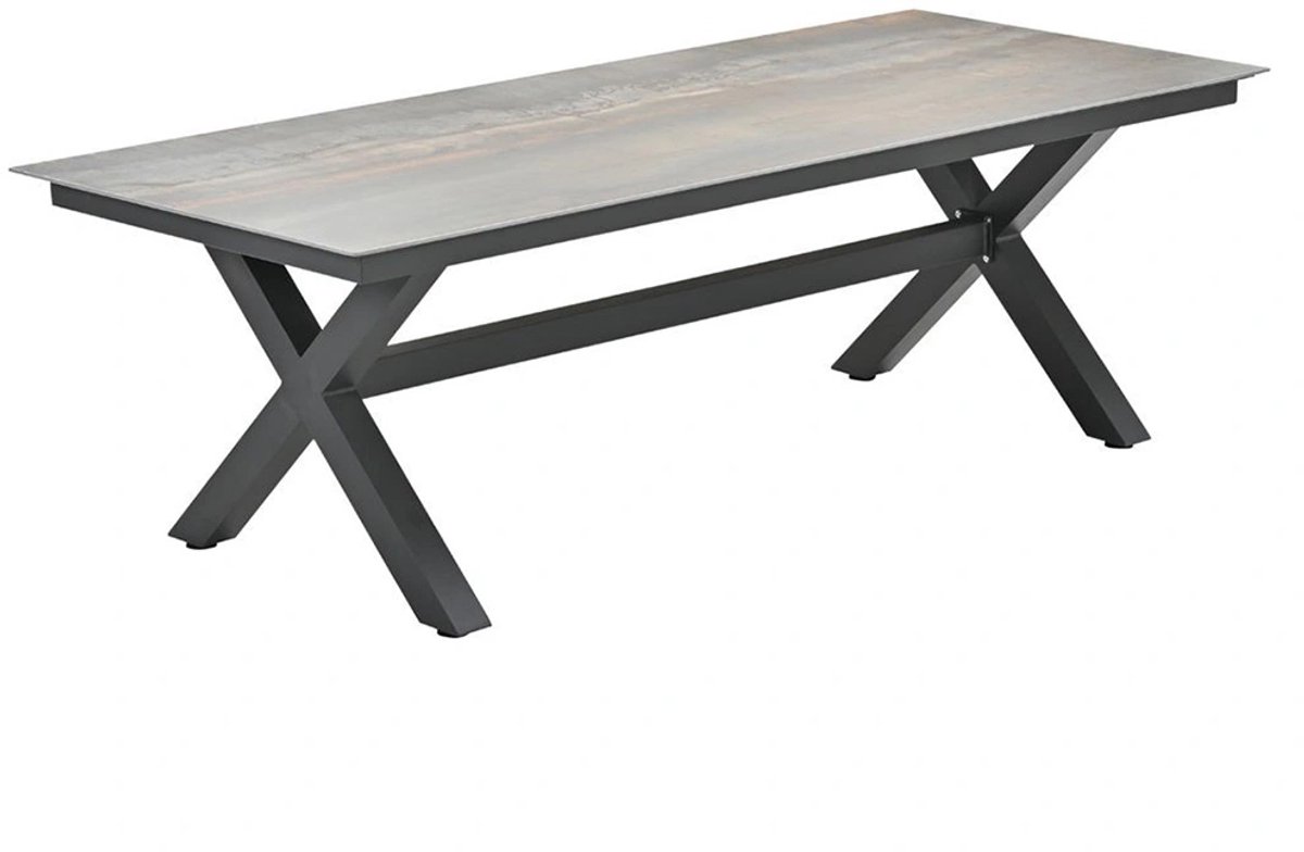 Marbella Tuintafel Rome Bronze 240x100 cm - Garden impressions