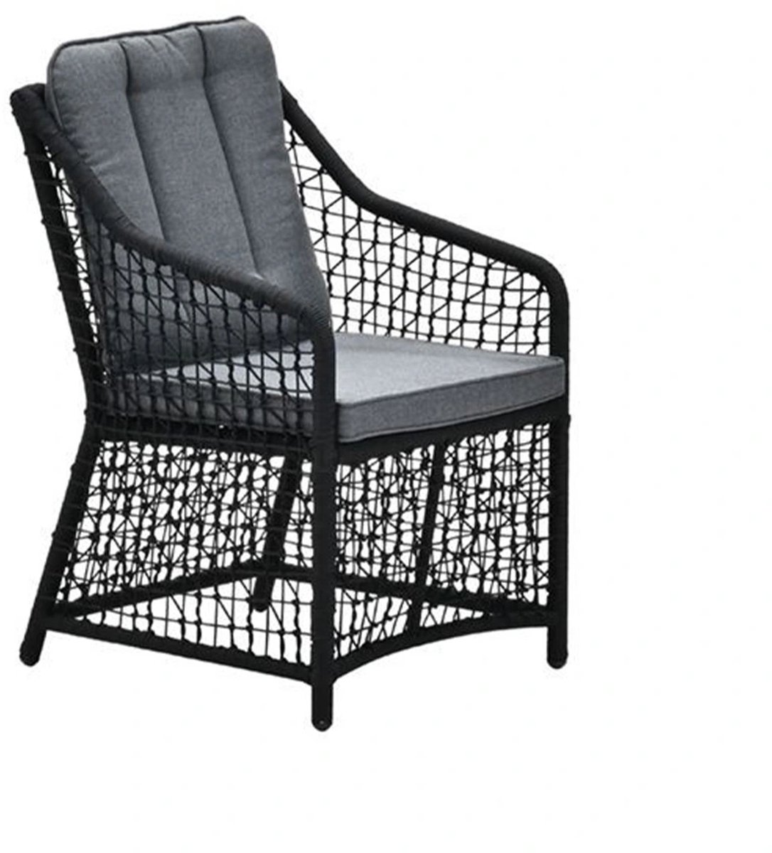 Vasto Dining Tuinstoel Black/Mystic Grey - Garden impressions