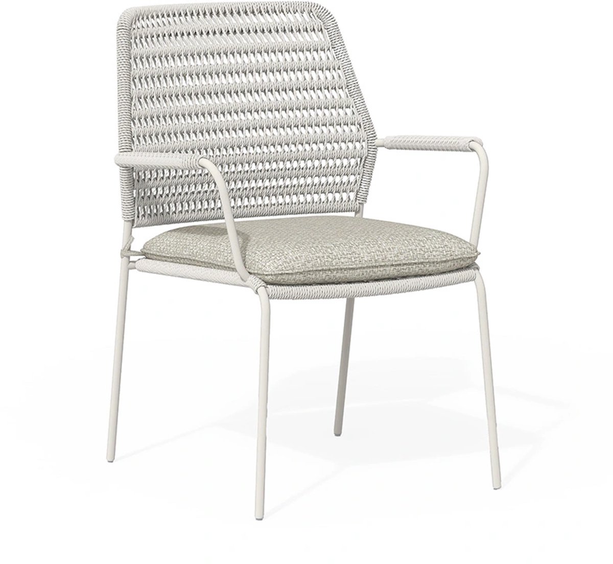 David Dining Tuinstoel Creme White - Tierra outdoor