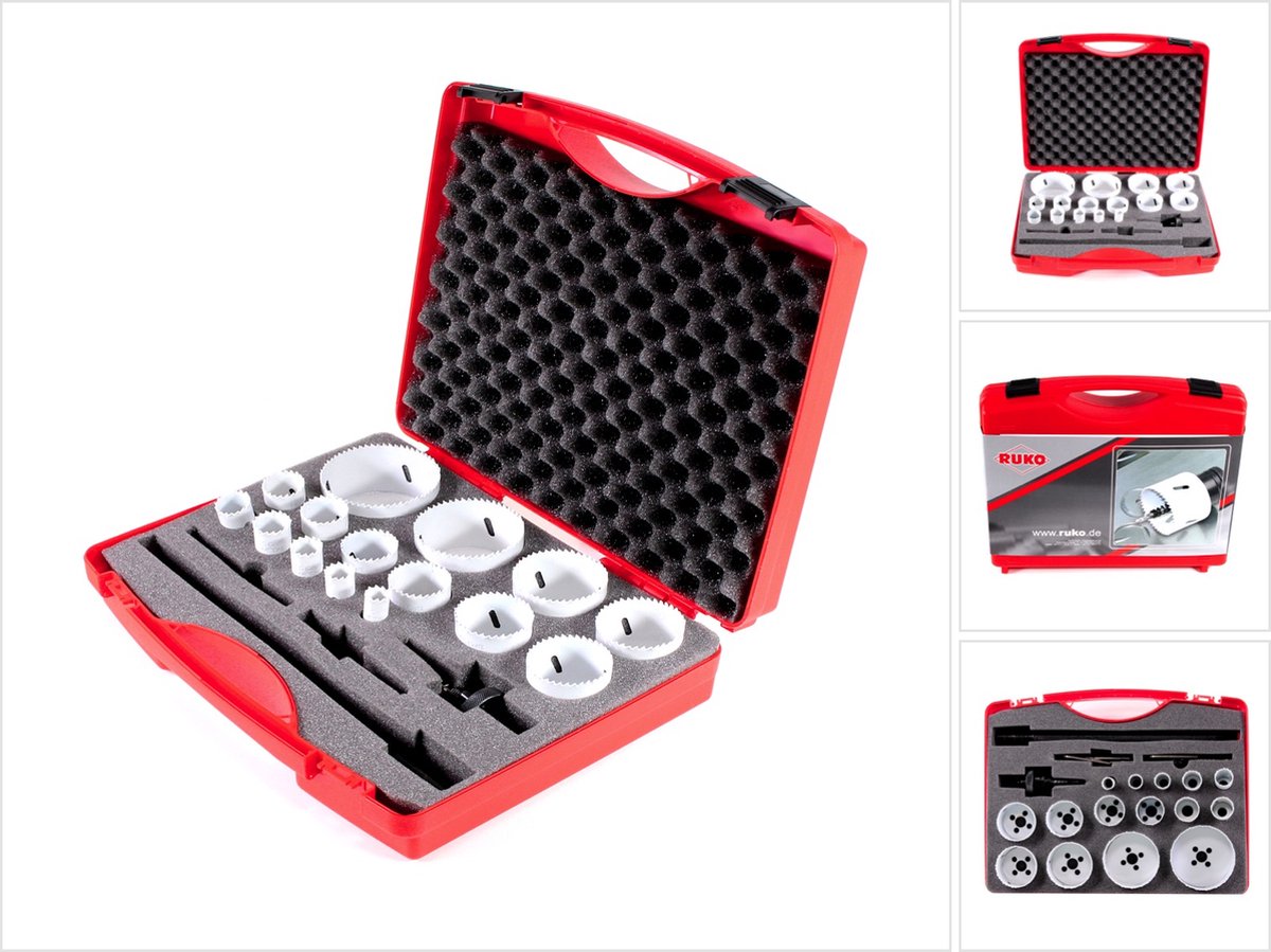 RUKO 126318 Gatenzaagset 21-delig 1 stuk(s)