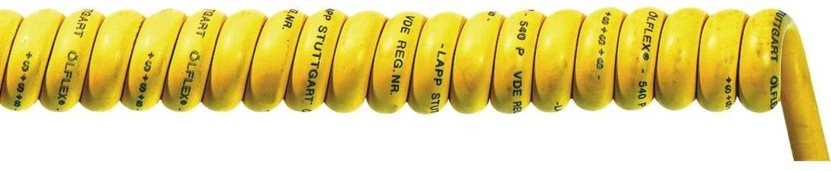 LAPP 71220122 Spiraalkabel ÖLFLEX® SPIRAL 540 P 1500 mm / 5000 mm 5 G 0.75 mm² Geel 1 stuk(s)