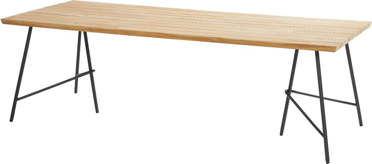 Taste Lano Dining Tafel Teak Antracite 240 x 100 cm - 4so