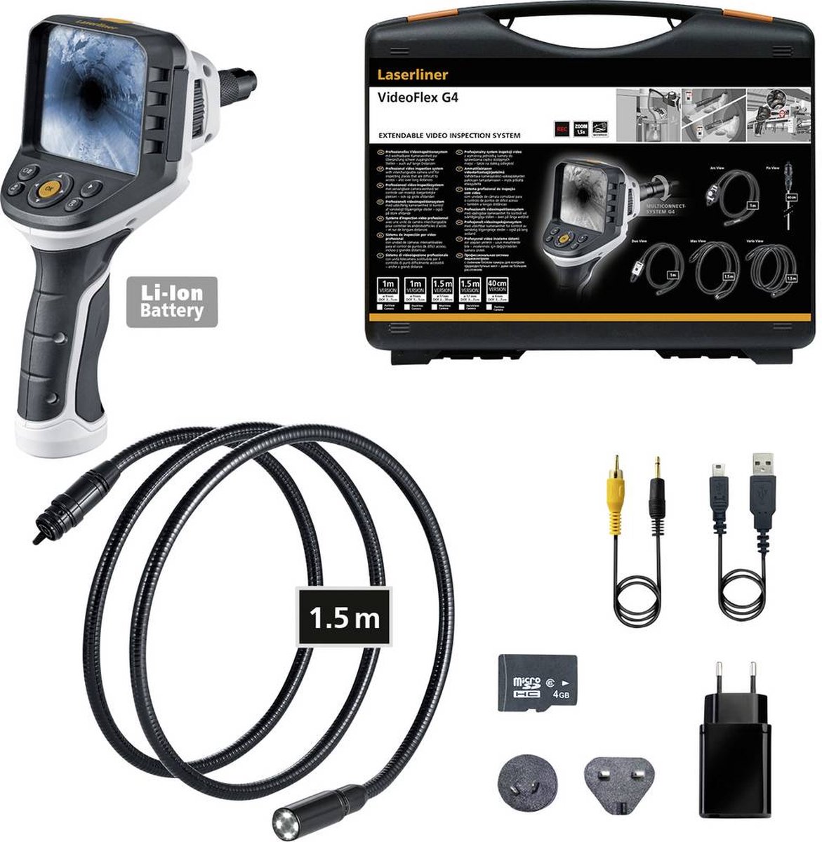 Laserliner VideoFlex G4 Max Professioneel video-inspectiesysteem - 082.246A