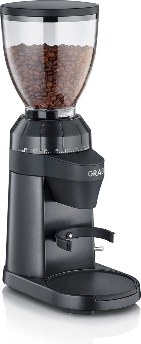 Graef CM8002EU CM8002EU Koffiemolen Zwart (mat) Stalen kegelmaalwerk