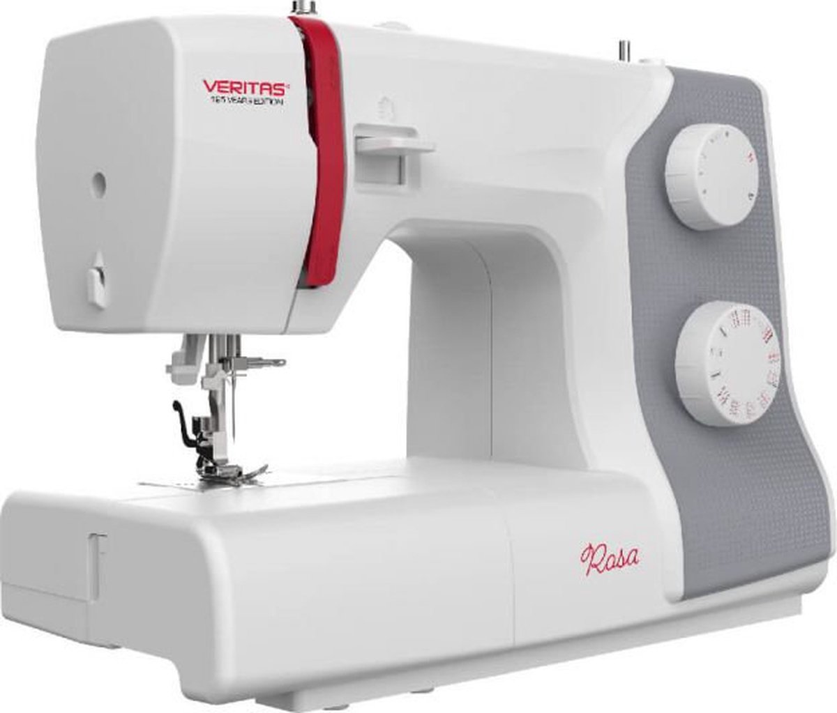 Veritas Naaimachine met vrije arm Rosa Wit, Rood