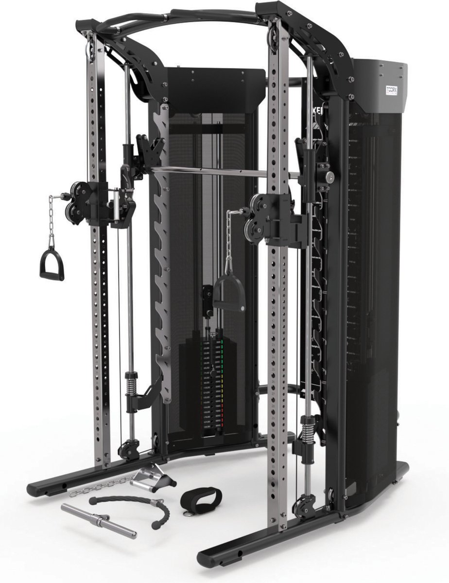 Toorx Professional ASX-7000 3-in-1 Dual Pulley Smith Machine&Rack