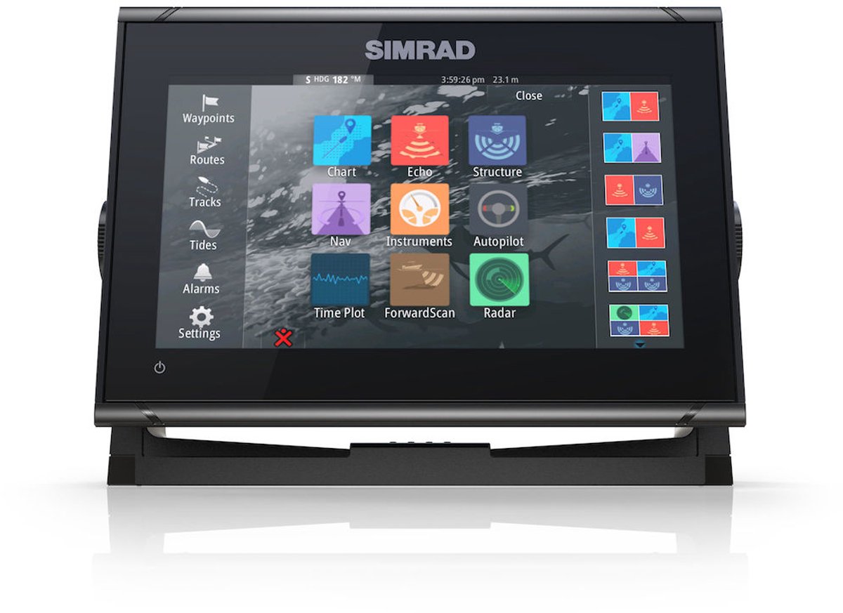 Simrad GO9 XSE met HDI transducer