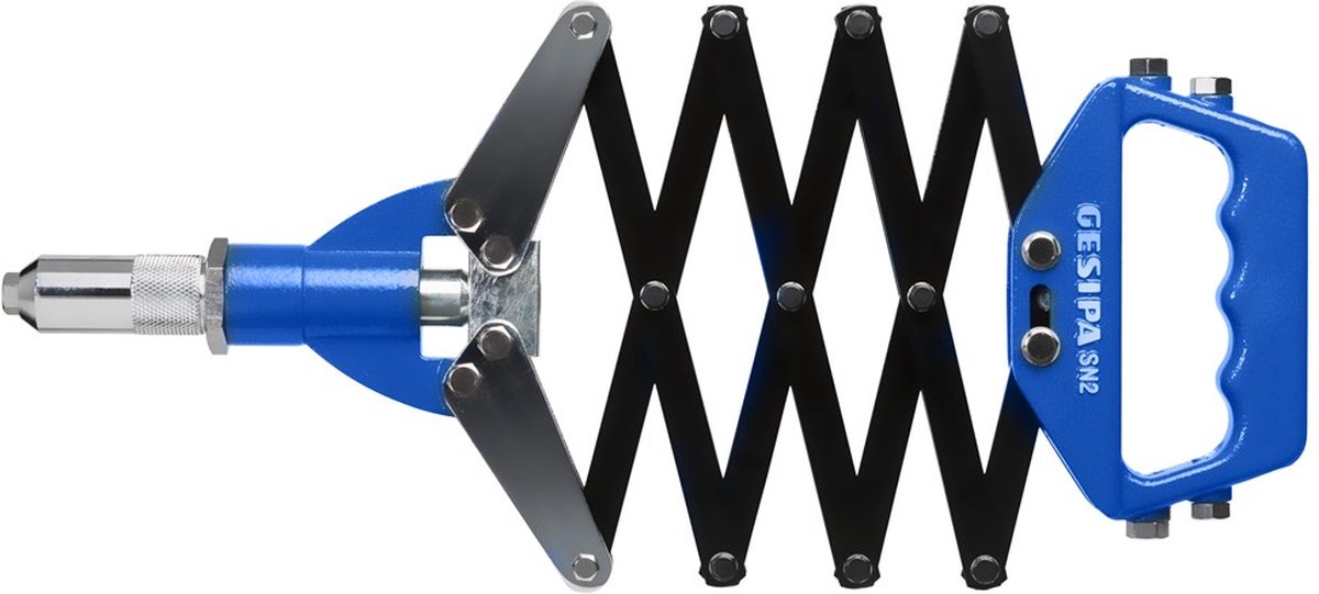 Gesipa Scharende blindklinknageltang | lengte gesloten: 310 open: 810 mm | werkbereik 3-6,4 mm | 1 stuk - 1456674 1456674