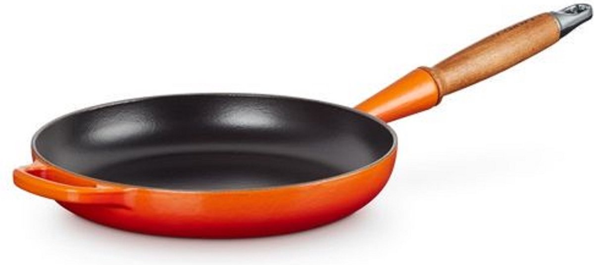 Le Creuset Koekenpan Signature - Oranjerood - ø 28 cm / 2.6 liter - geëmailleerde anti-aanbaklaag