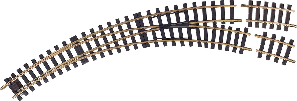 G Piko rails 35225 Gebogen wissel, Rechts 30 °, 15 ° 921.24 mm 1 stuk(s)