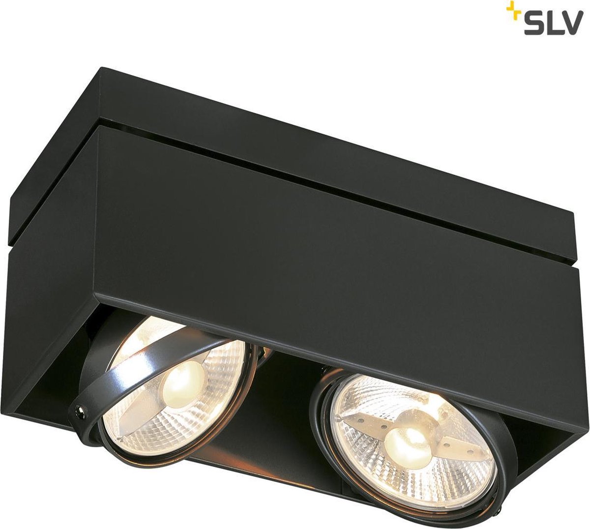 SLV 117110 Kardamod Plafondlamp Halogeen GU10 150 W Zwart (mat)