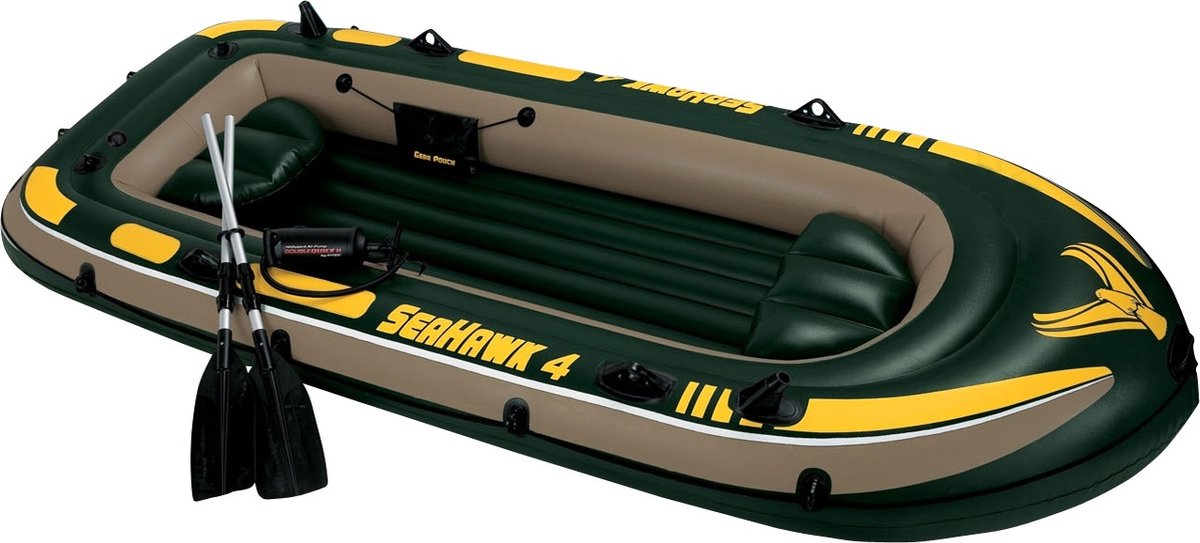 Intex 68351NP Seahawk 4-Persoons Boot Set