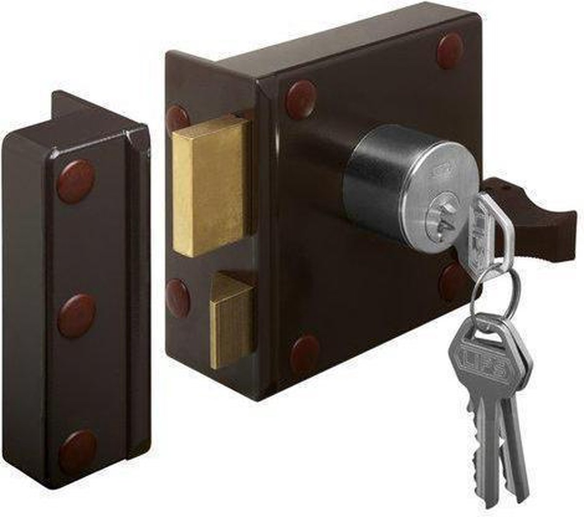 Lips S1754 Cilinderoplegslot met losse buitencilinder | dag- en nachtschoot | SKG** | verstelbare DM | draairichting 1. - 7956101