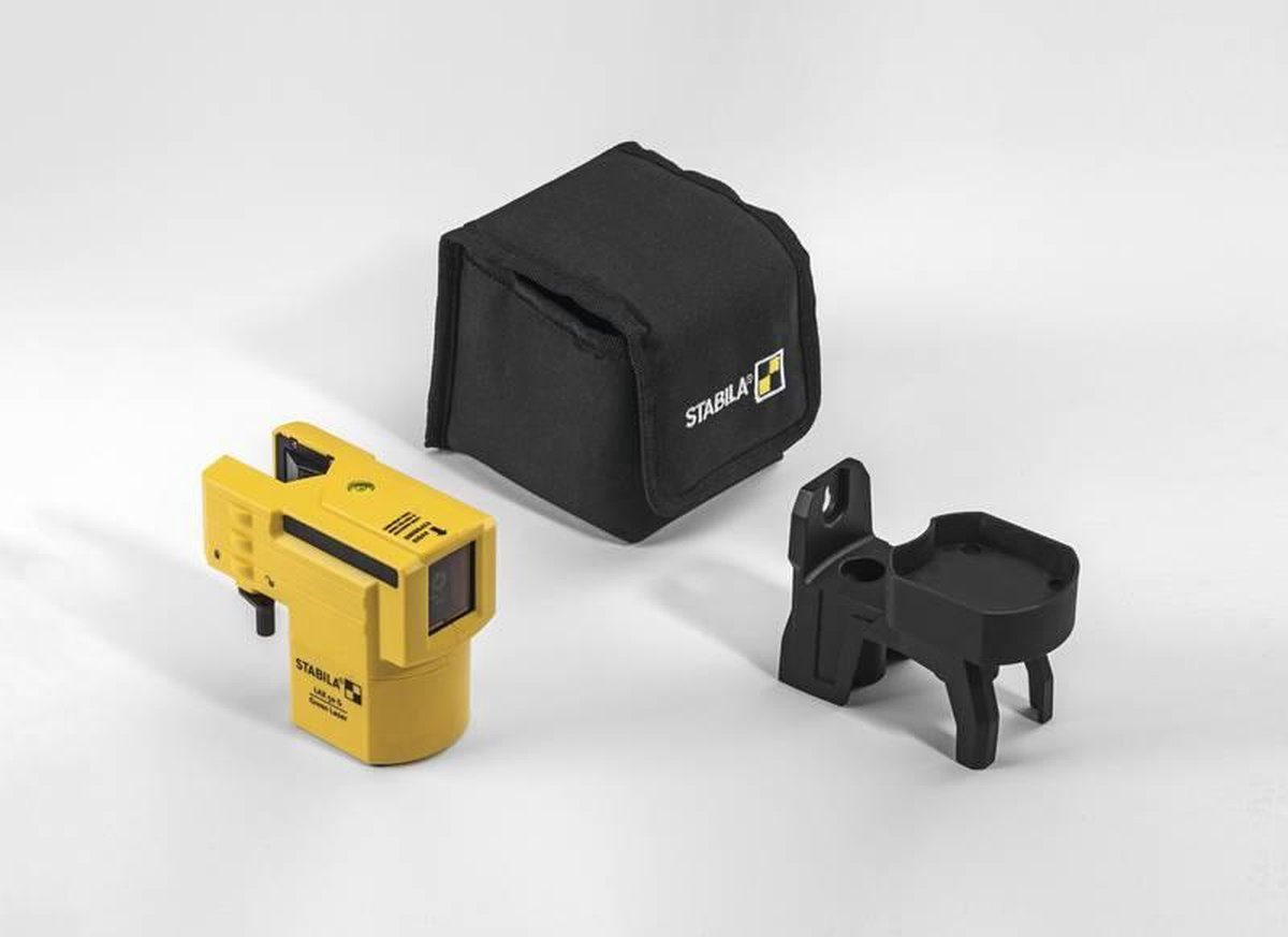 Stabila LAX 50 G Kruislijnlaser | 30 m | ± 0,5 mm/m | 3 x type AA | 1 stuk - 19110