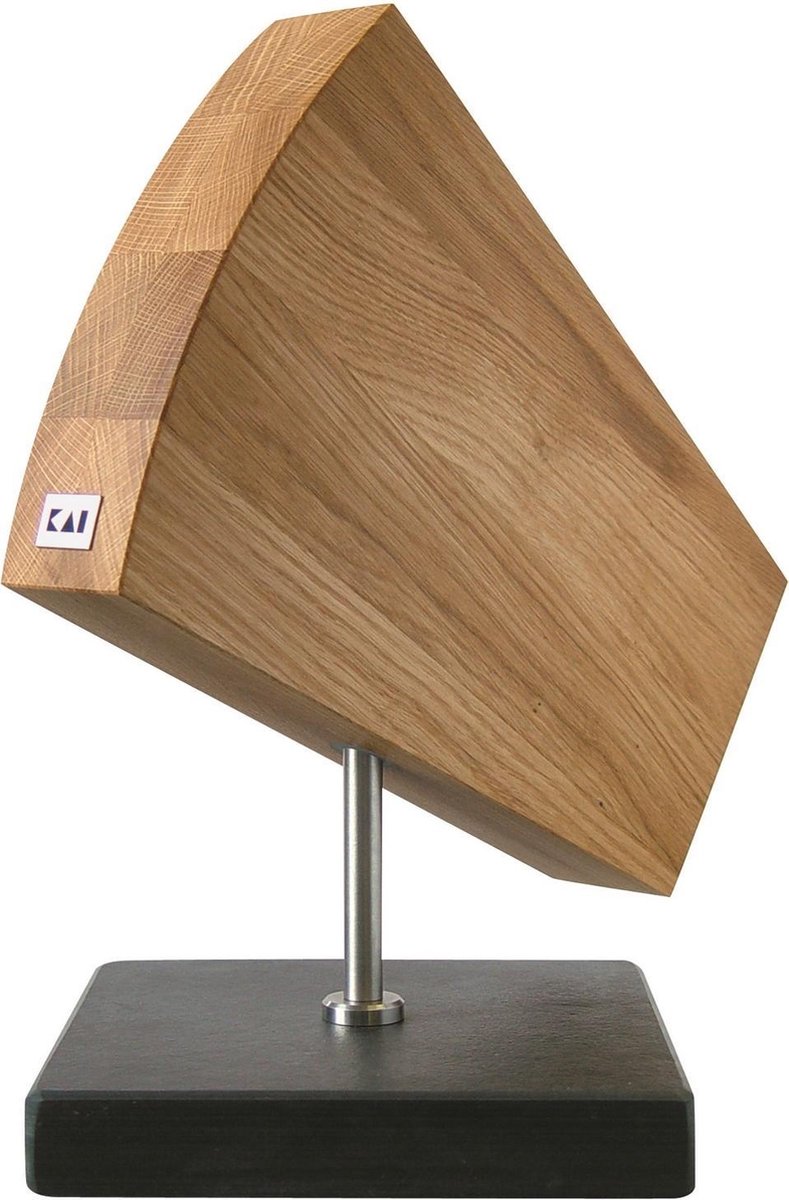 Kai Shun - Roterend Messenblok Graniet/Eiken