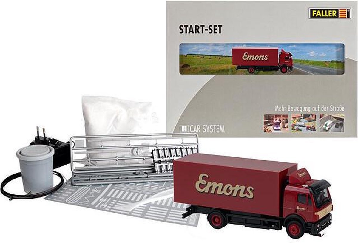 Faller 161487 Start-Set LKW MB SK Emons Car system H0 Voertuig