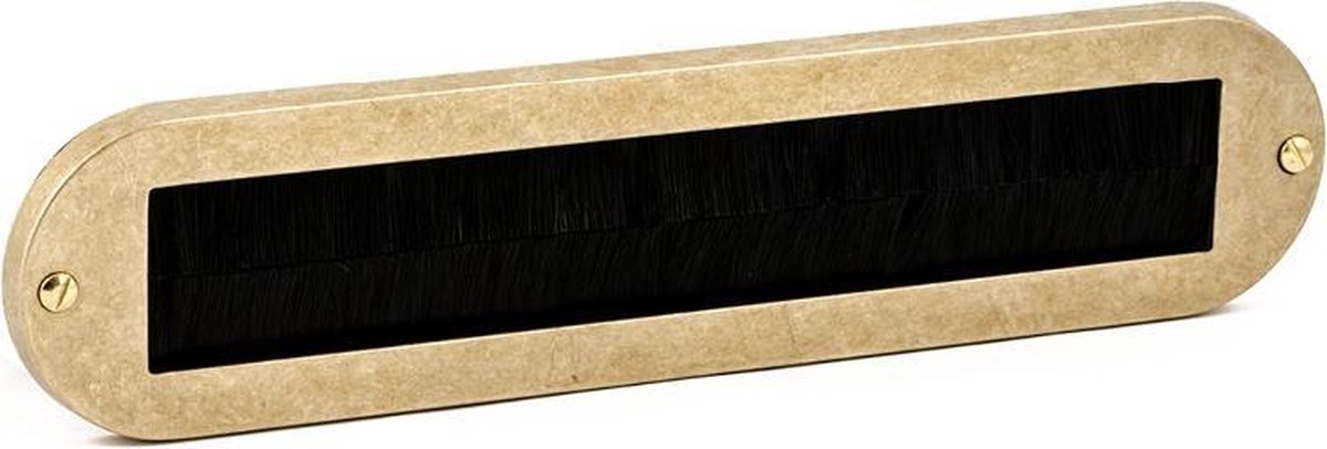 Hardbrass Mariani Tochtwering Tochtborstel T.B.V. Ronald Getrommeld 330X79MM