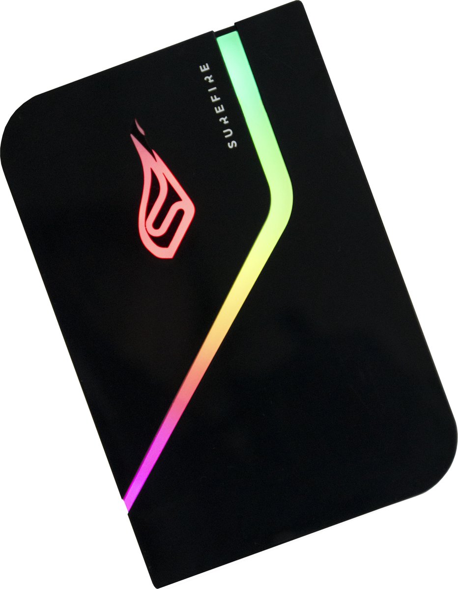 SureFire PyroDrive Gaming 1 TB Externe SSD harde schijf USB-C 3.2 Gen 1 Zwart 53691