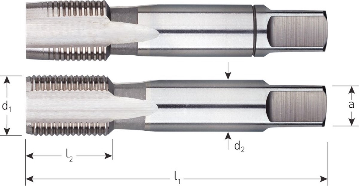 Rotec HSS Handtappenset PG 21-16 - 3152100