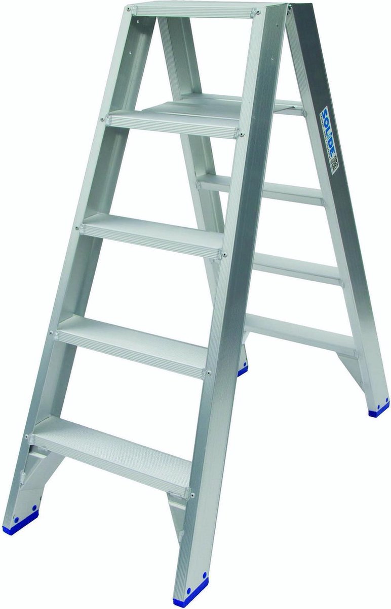Solide Professionele Dubbele Trap 2x5 Treden Solide - DT05