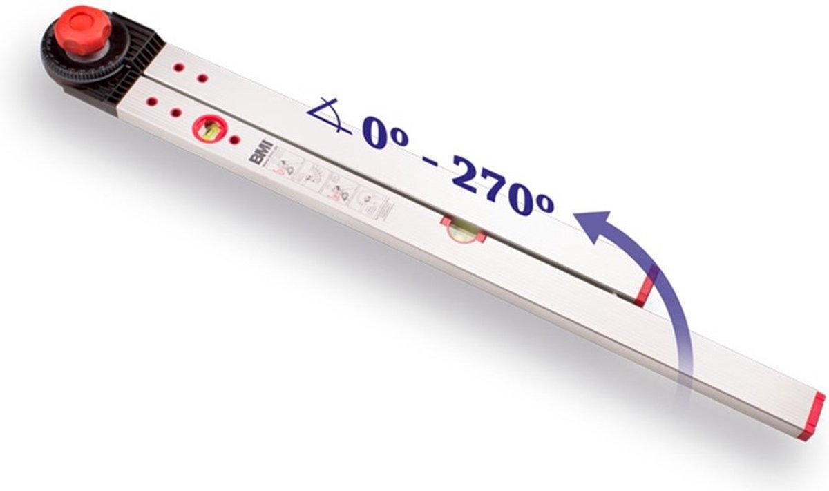 BMI Hoekmeettoestel | meetbereik 0-270 graden | beenlengte 80x60 cm | 1 stuk - 715 060 080 - 715 060 080