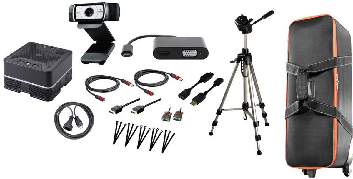 LINDY Klassenraum Remote Set Conferentieluidspreker Zwart