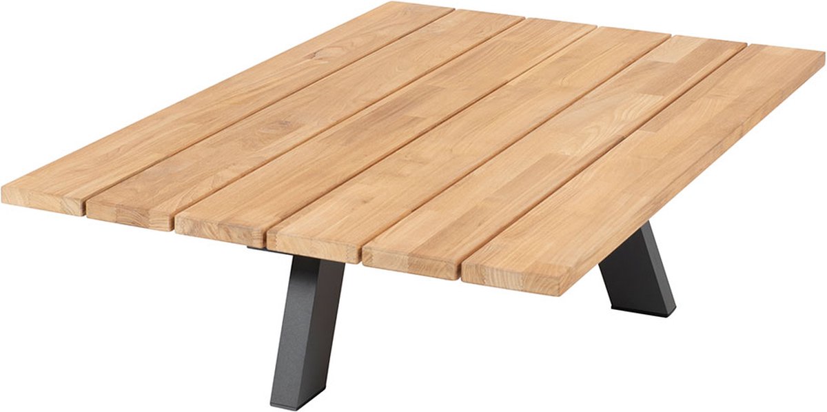 Cosmic salontafel met teak tafelblad 120 X 78 x 25 cm 4SO - 4so