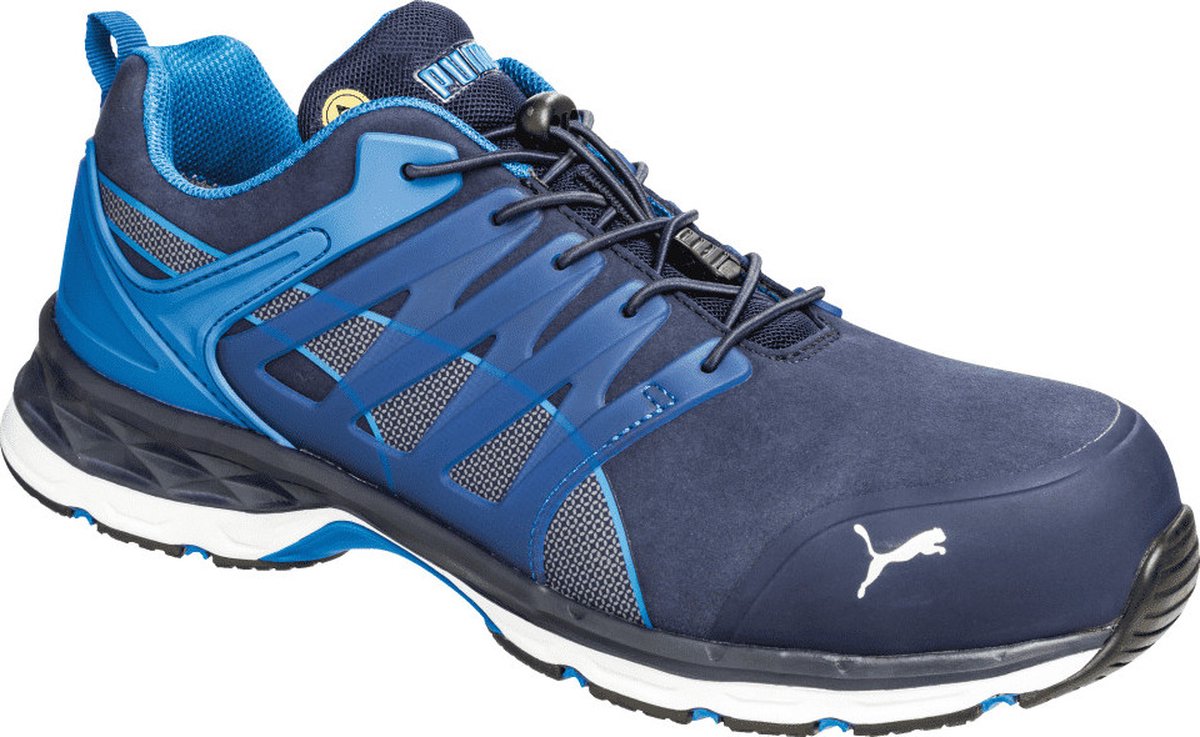 Puma Veiligheidsschoen | maat 41 blauw | S1P ESD HRO SRC EN ISO 20345 | microvezel | 1 stuk - 64.385.0-41 64.385.0-41