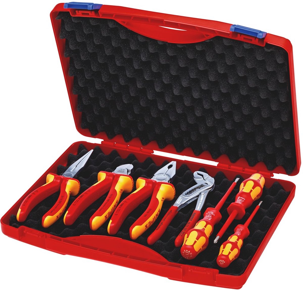 Knipex 00 21 15 Gereedschapsbox RED Electro Set 2 - 7-delig