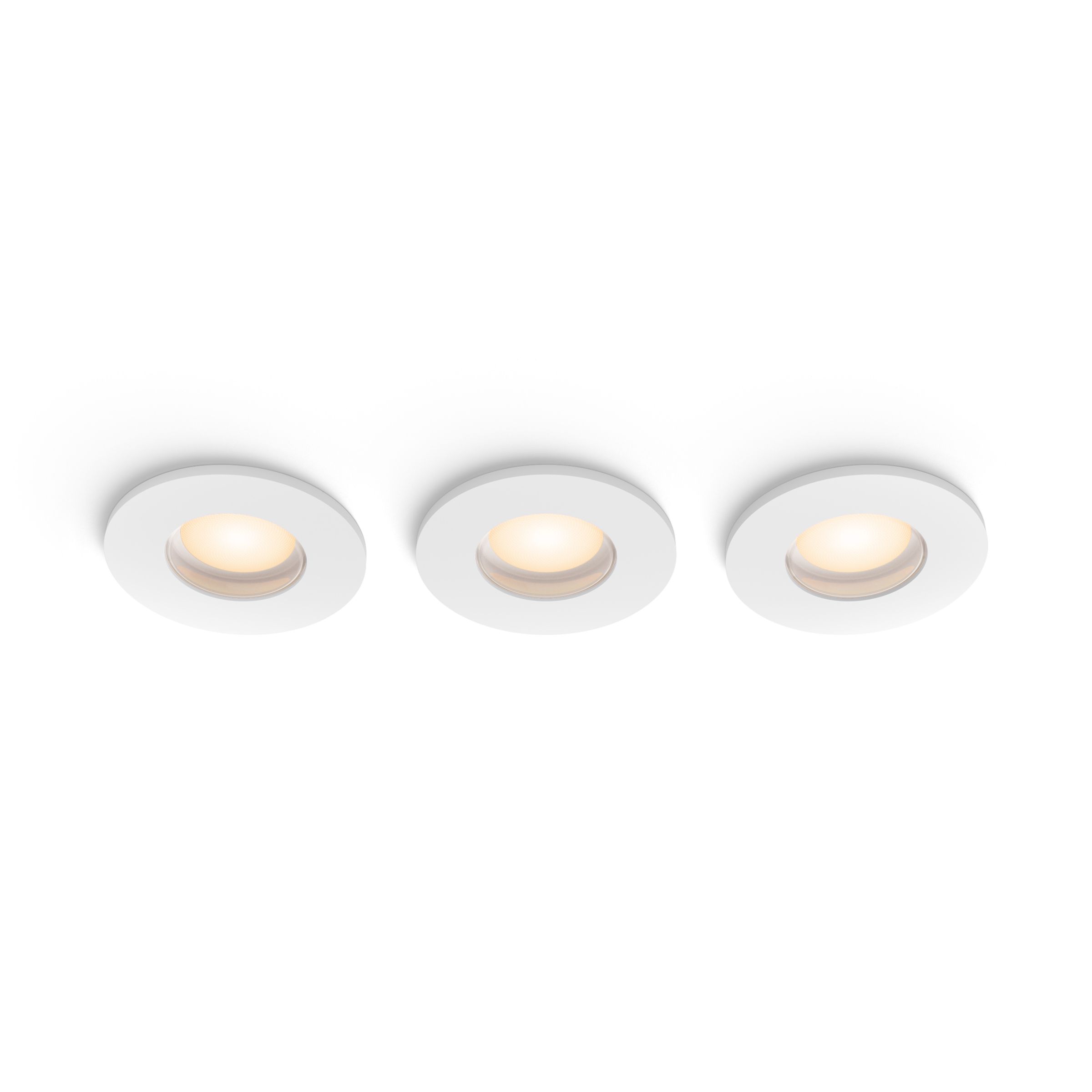 Philips Hue White Ambiance Adore Bathroom Inbouwdownlight (3-pack) - Wit