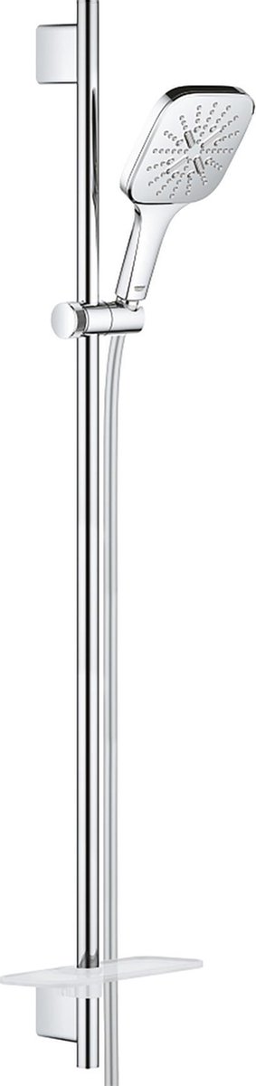 GROHE Rainshower SmartActive Cube 130 Glijstangset - 90 cm - met zeepschaal - chroom - 26587000