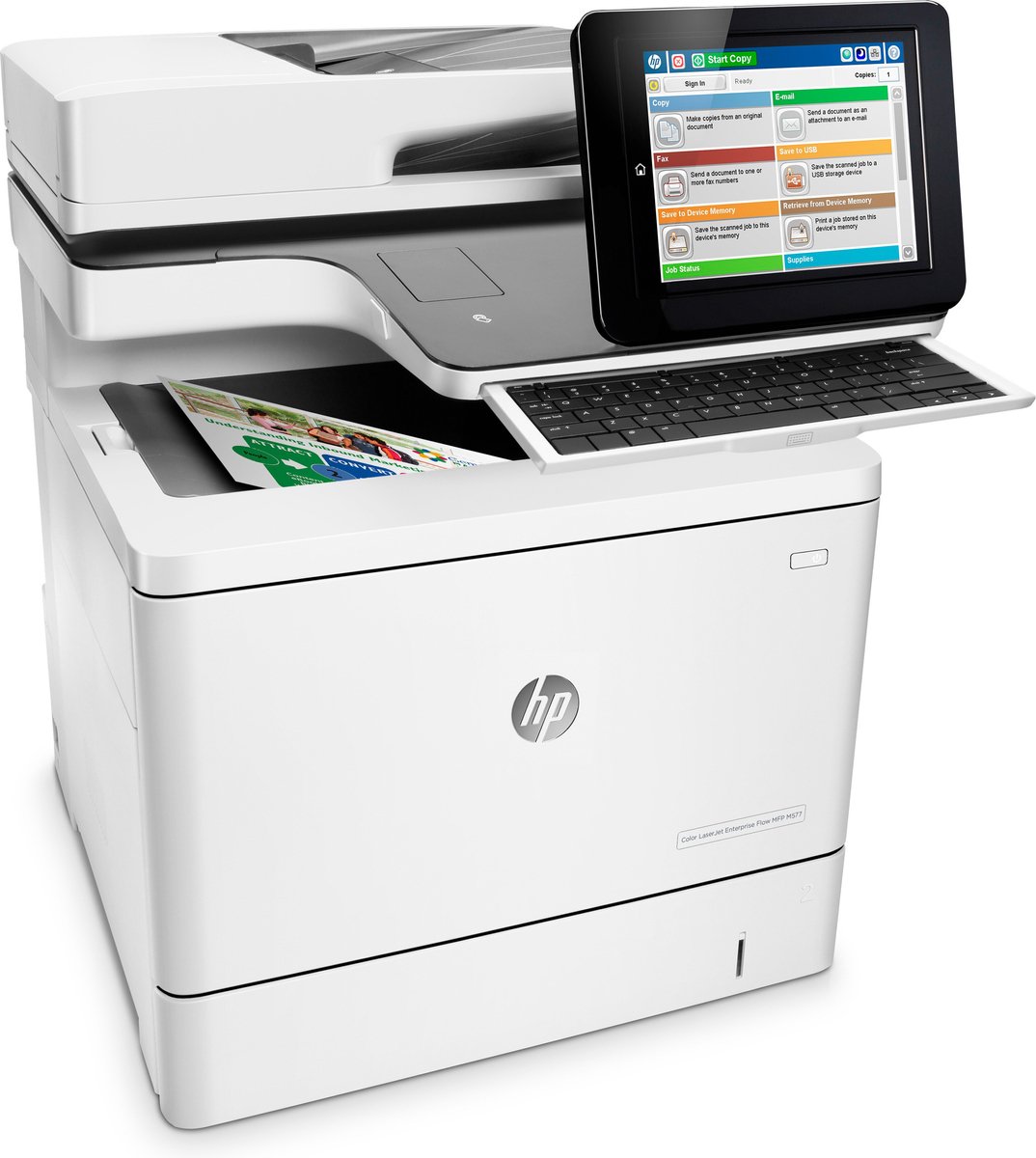 Color LaserJet Enterprise Flow MFP M577c (B5L54A) All-in-one printer