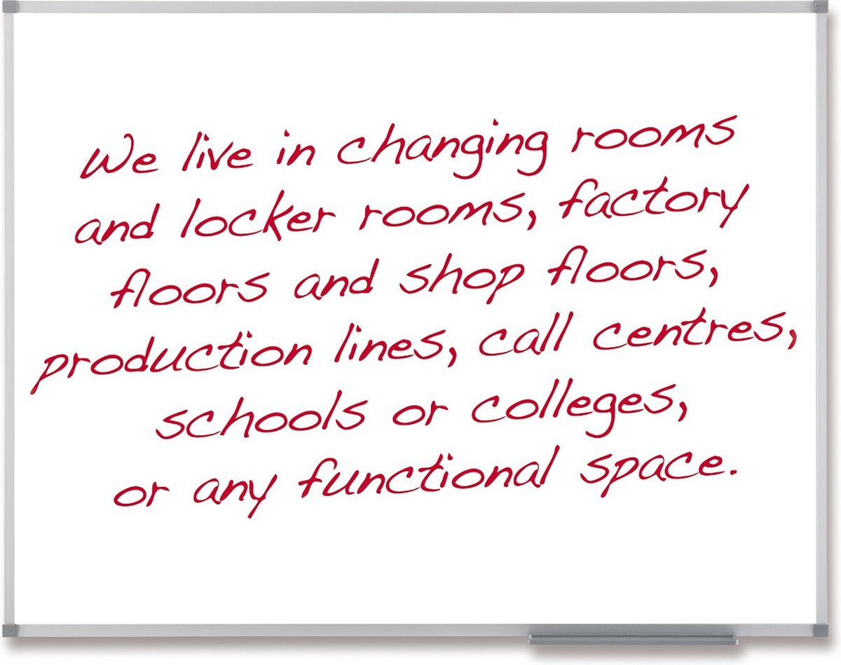 Classic Whiteboard Magnetisch Emaille 1200x1800mm