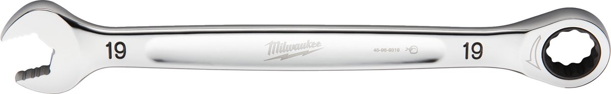 Milwaukee Accessoires Maxbite Ratel Sleutel Metrisch 19mm - 1st - 4932471512