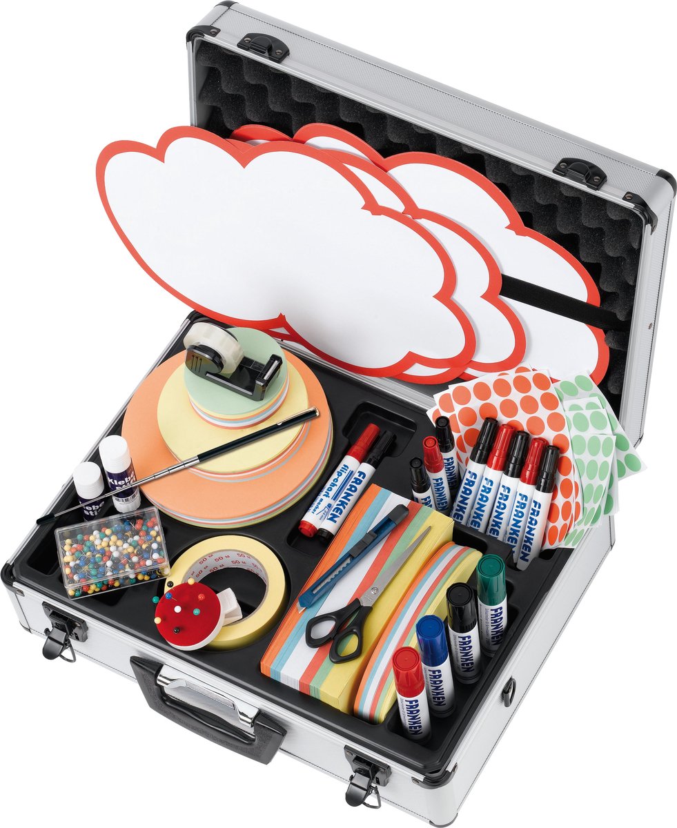 Franken PROFI Presentatiekoffer Aluminium Aantal onderdelen: 2500 48 cm x 16 cm x 37 cm Zilver