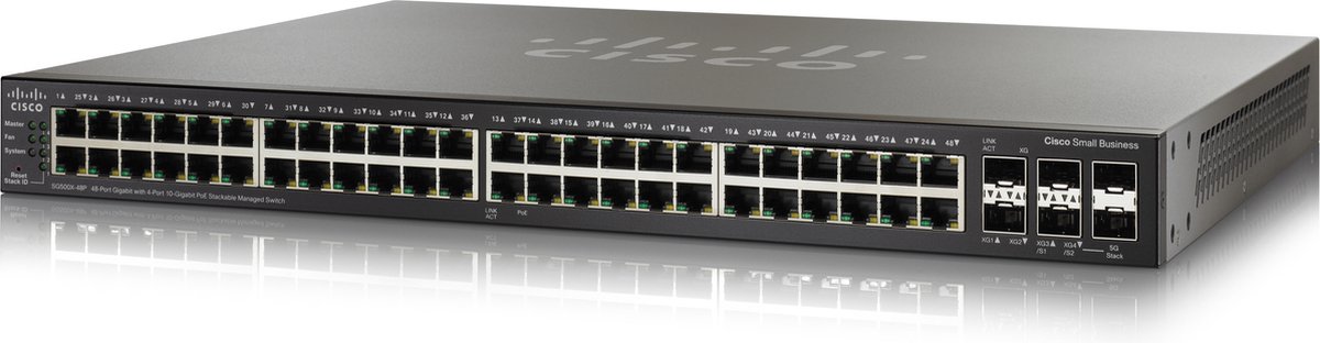 500 Series Switches SG500X-48P Switch