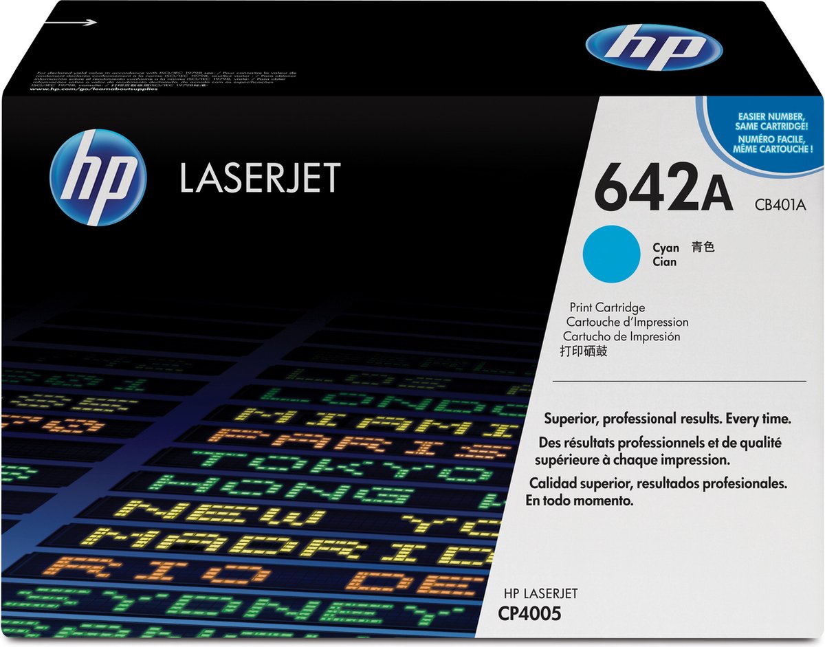 642A cyaan LaserJet tonercartridge (CB401A) Toner
