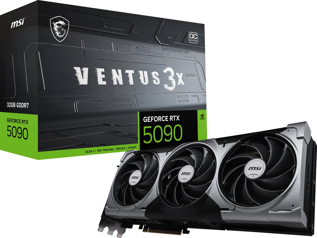 GeForce RTX 5090 32G VENTUS 3X OC Grafische kaart