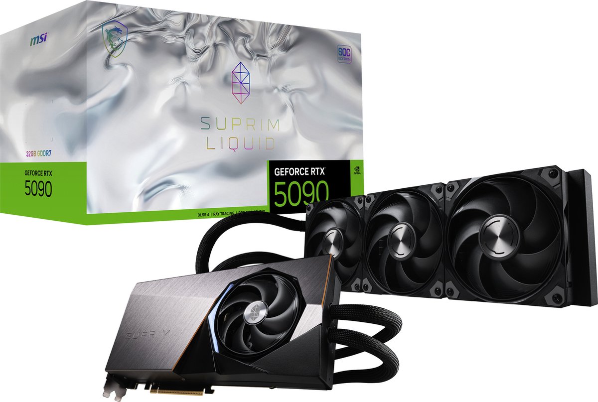 GeForce RTX 5090 32G SUPRIM LIQUID SOC Grafische kaart