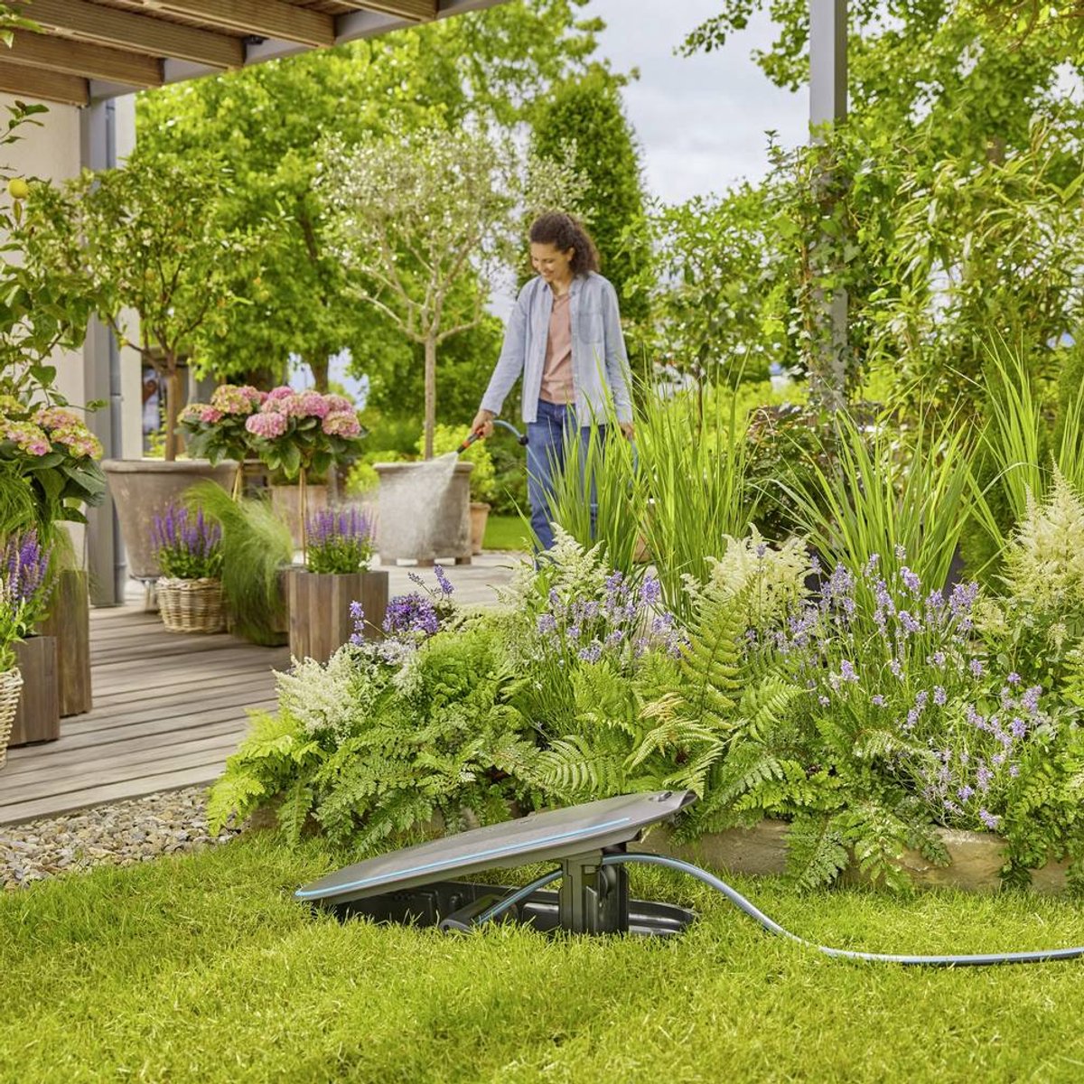 Undercover slangenbox RollUp M, 20 meter Slanghaspel